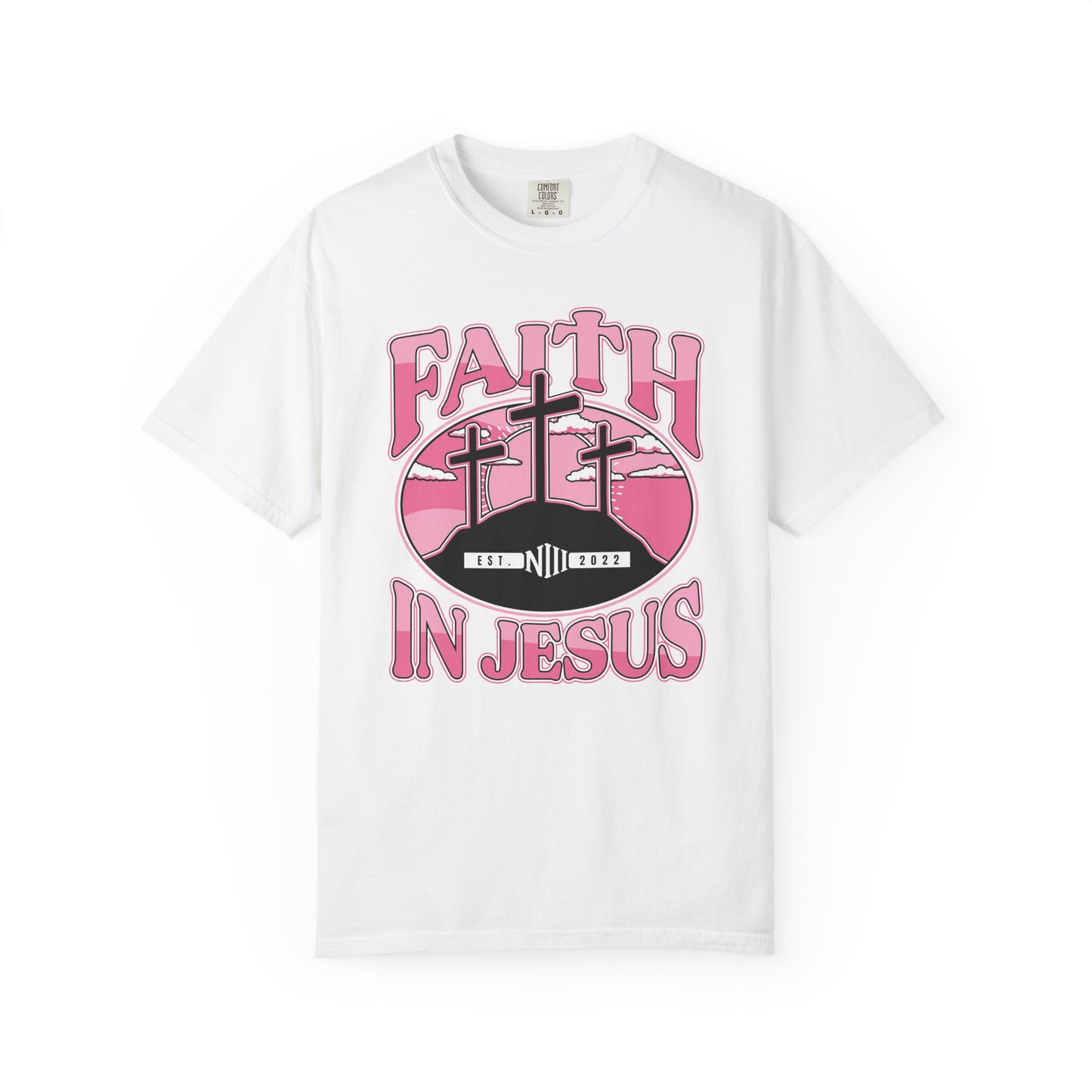 Faith in Jesus Unisex Garment-Dyed T-Shirt (BCA)