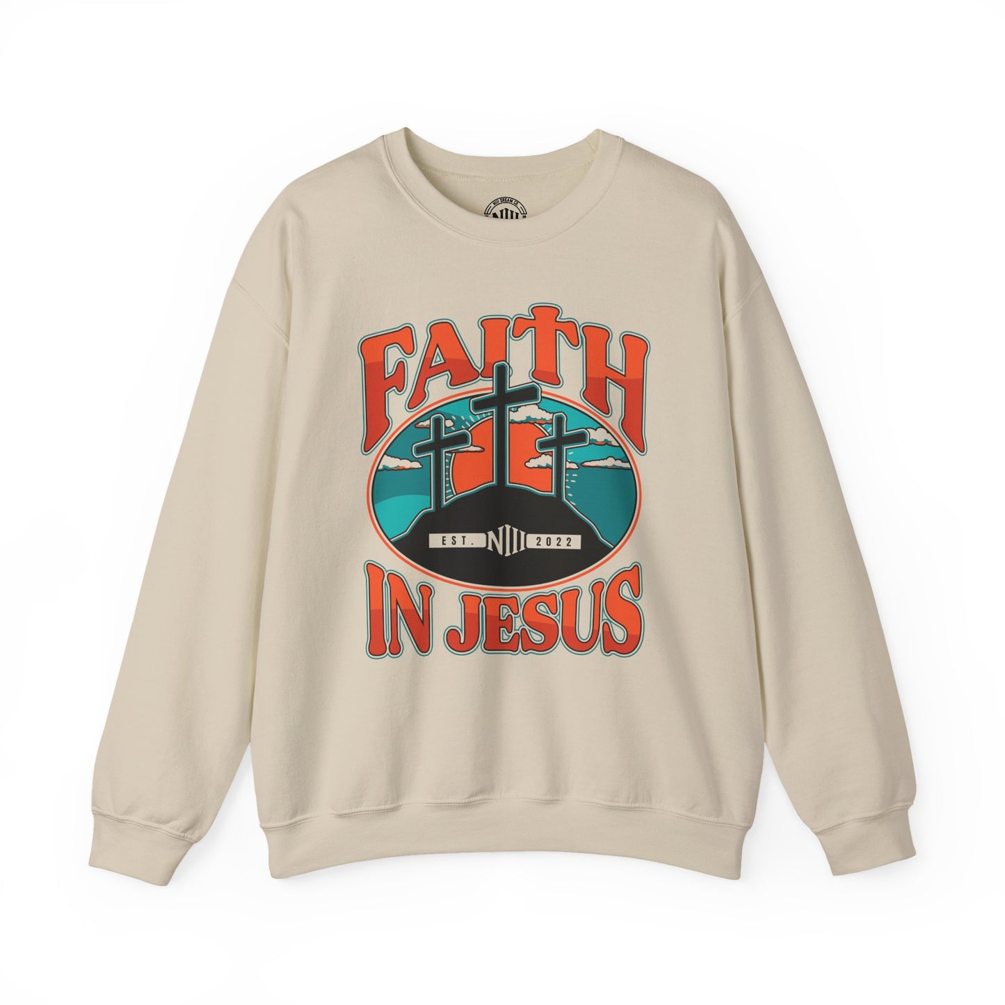 Faith in Jesus Crewneck Sweatshirt