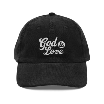 God Is Love Corduroy Cap