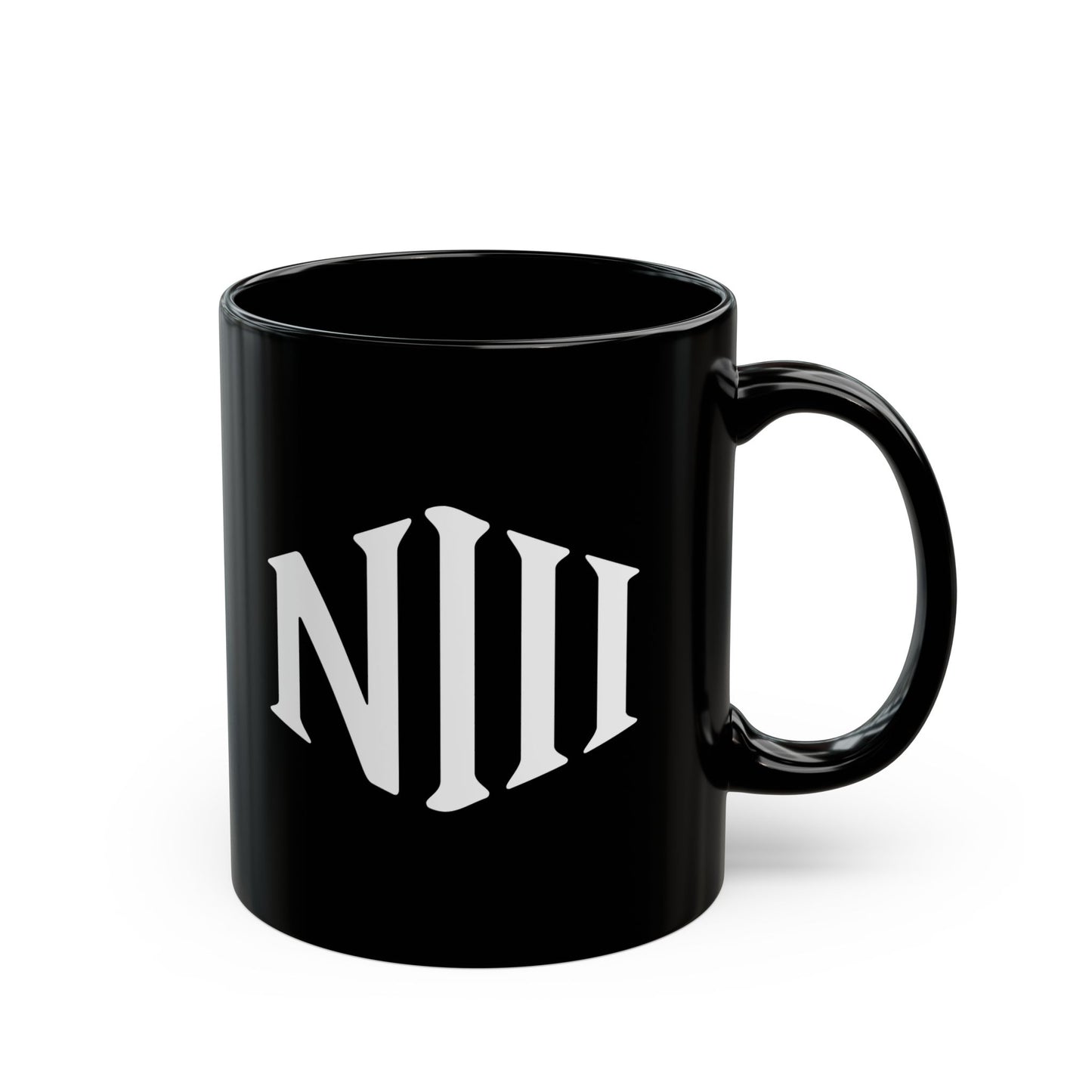 NIII Black Mug