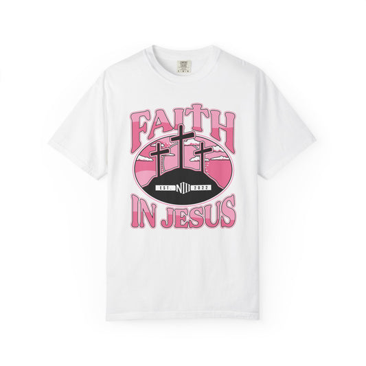 Faith in Jesus Unisex Garment-Dyed T-Shirt (BCA)