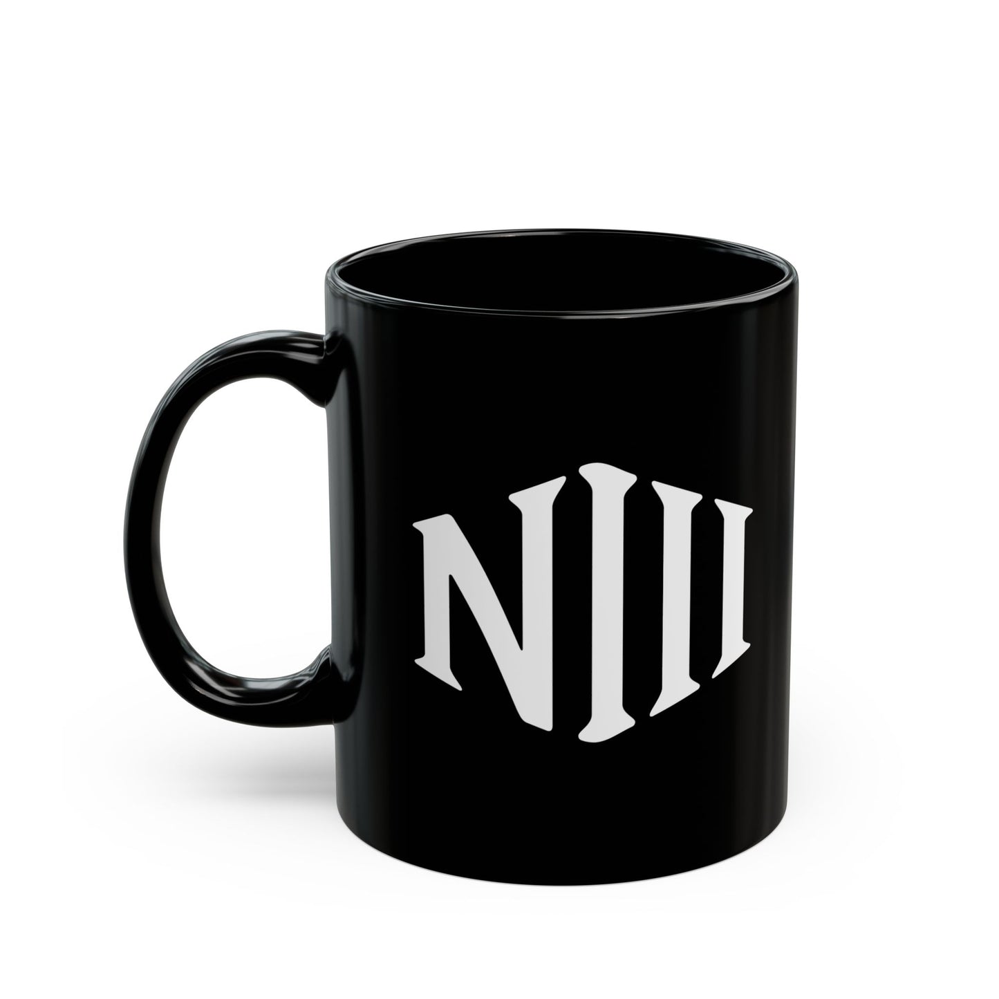 NIII Black Mug