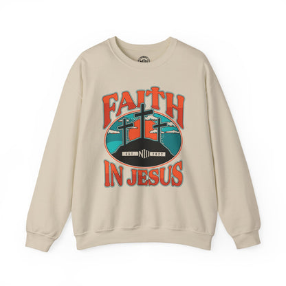 Faith in Jesus Crewneck Sweatshirt