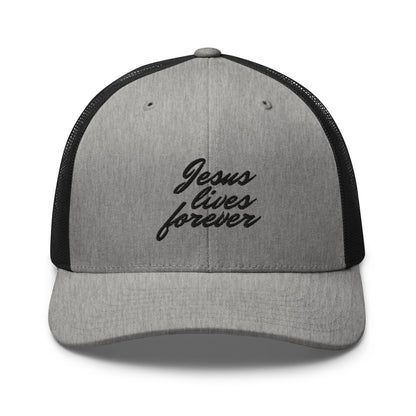 Jesus Lives Forever Trucker Cap